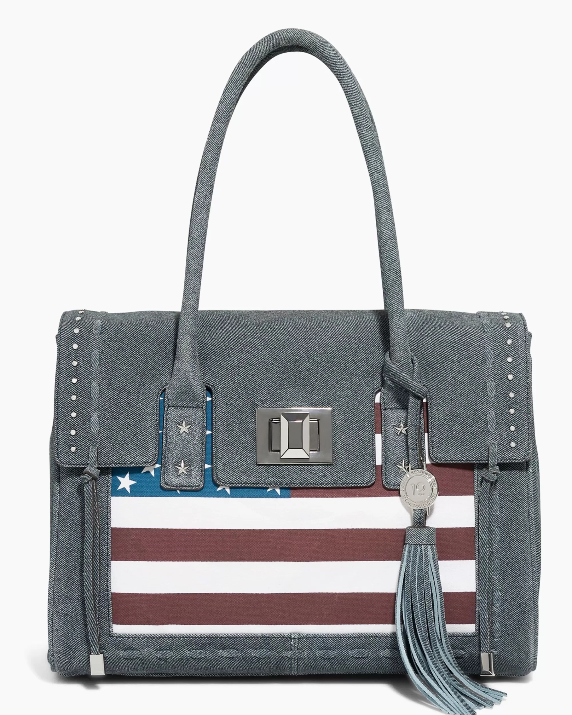 Aimee Kestenberg Tote Bags-Washington Tote Dark Denim