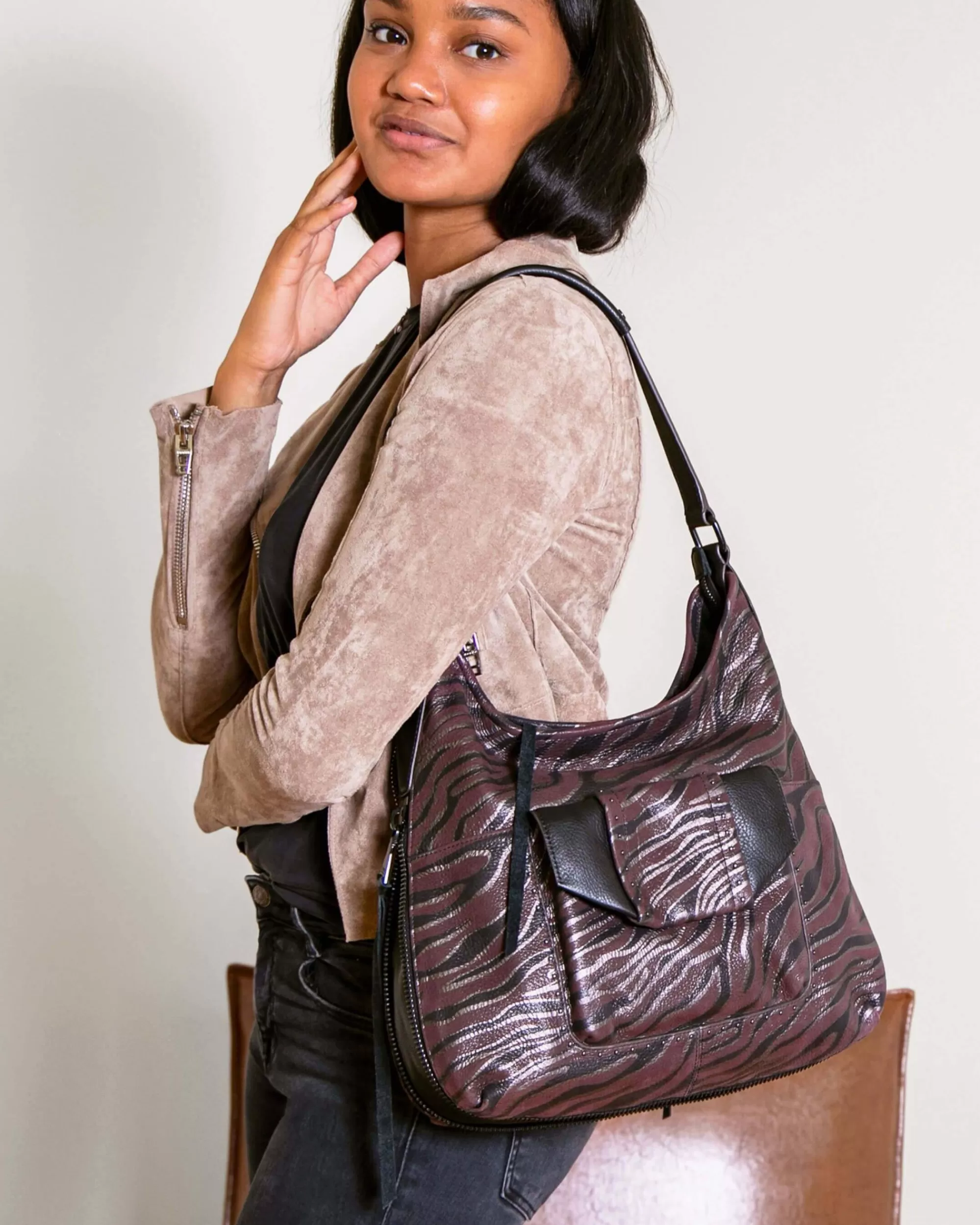 Aimee Kestenberg Hobos-When In Milan Hobo Merlot