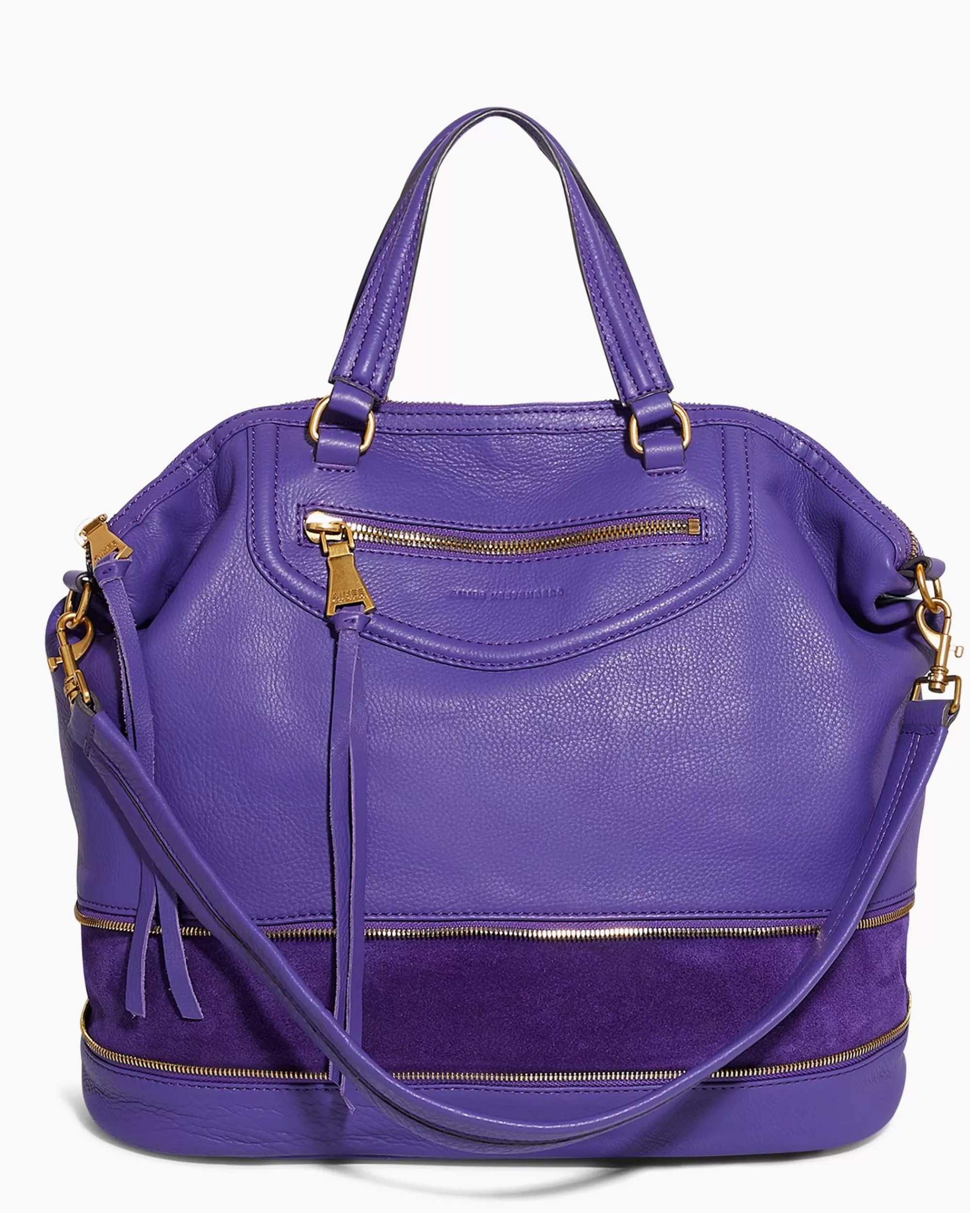 Aimee Kestenberg Tote Bags-Worth It Expandable Tote Violet With 14K Yellow Gold
