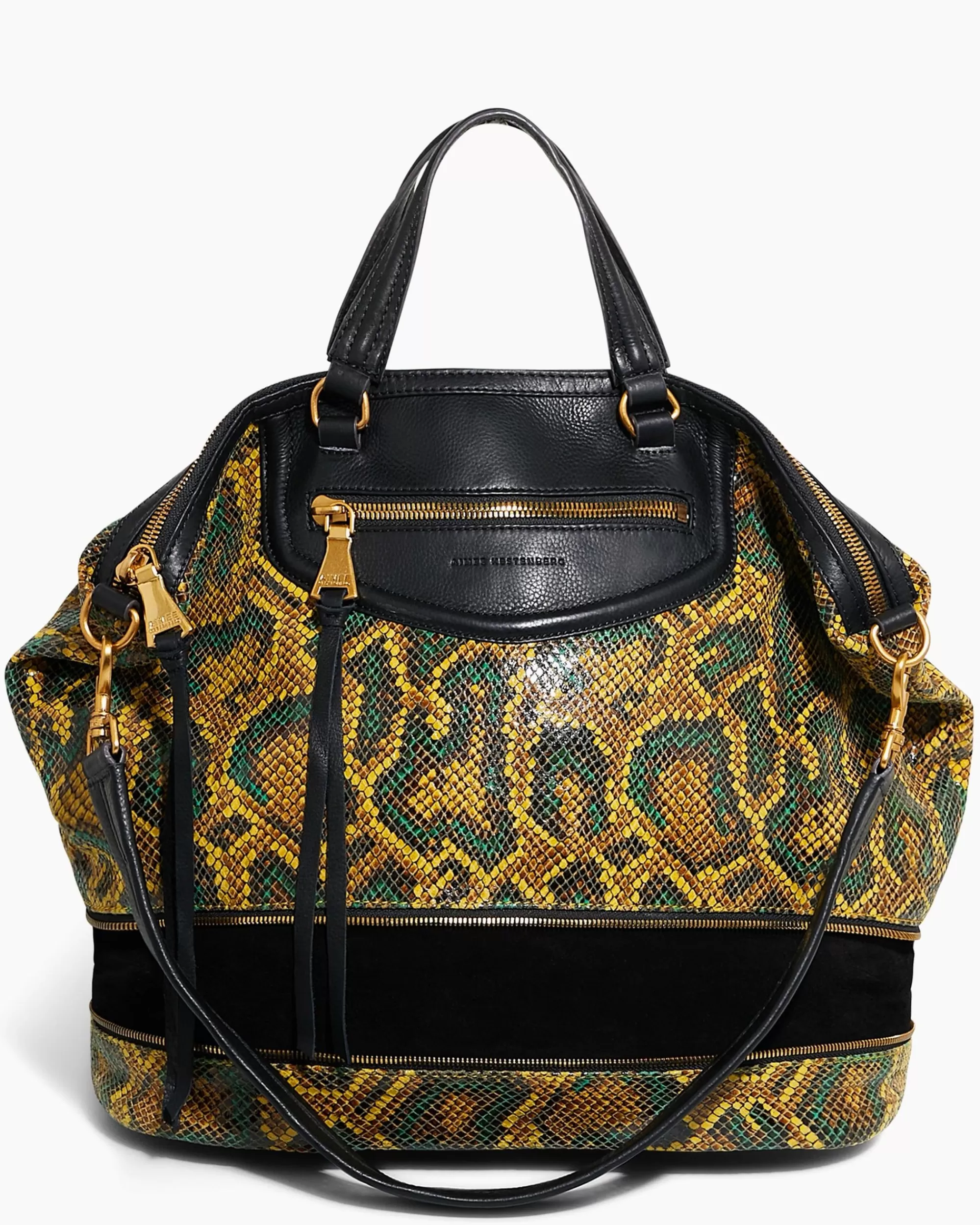 Aimee Kestenberg Tote Bags-Worth It Expandable Tote Cumin Snake