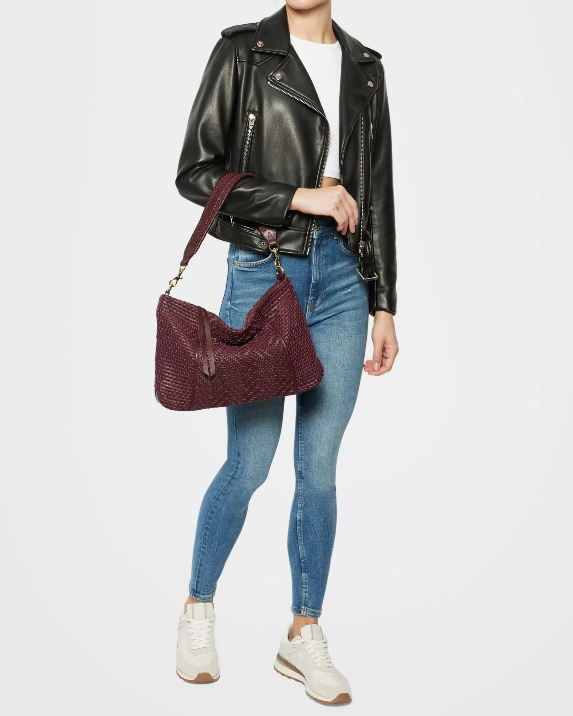 Aimee Kestenberg Hobos-Woven All For Love Convertible Hobo True Plum