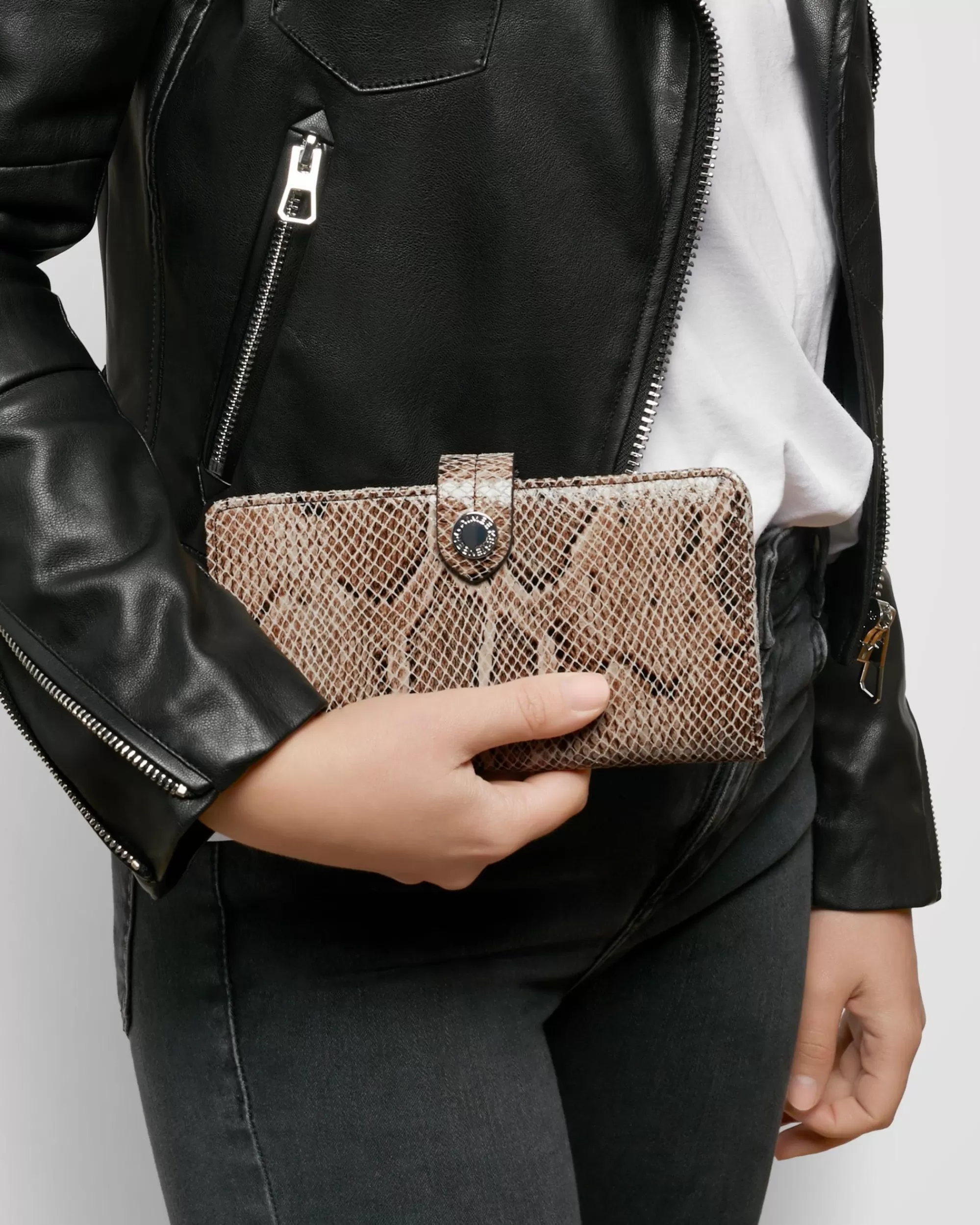 Aimee Kestenberg Wallets-You'Re A Star Bifold Wallet Neutral Snake