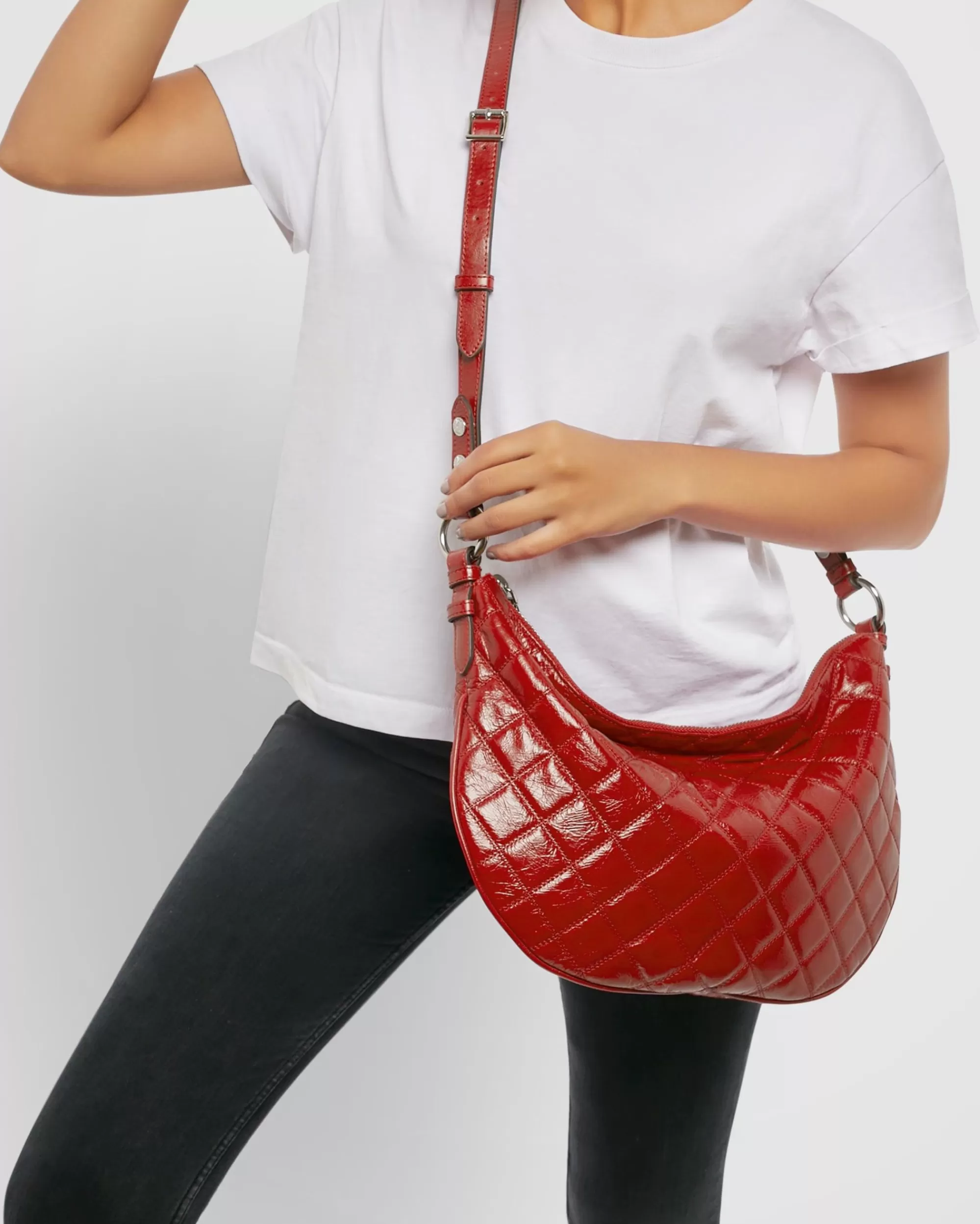 Aimee Kestenberg Shoulder Bags-You'Re A Star Hobo Corvette Red