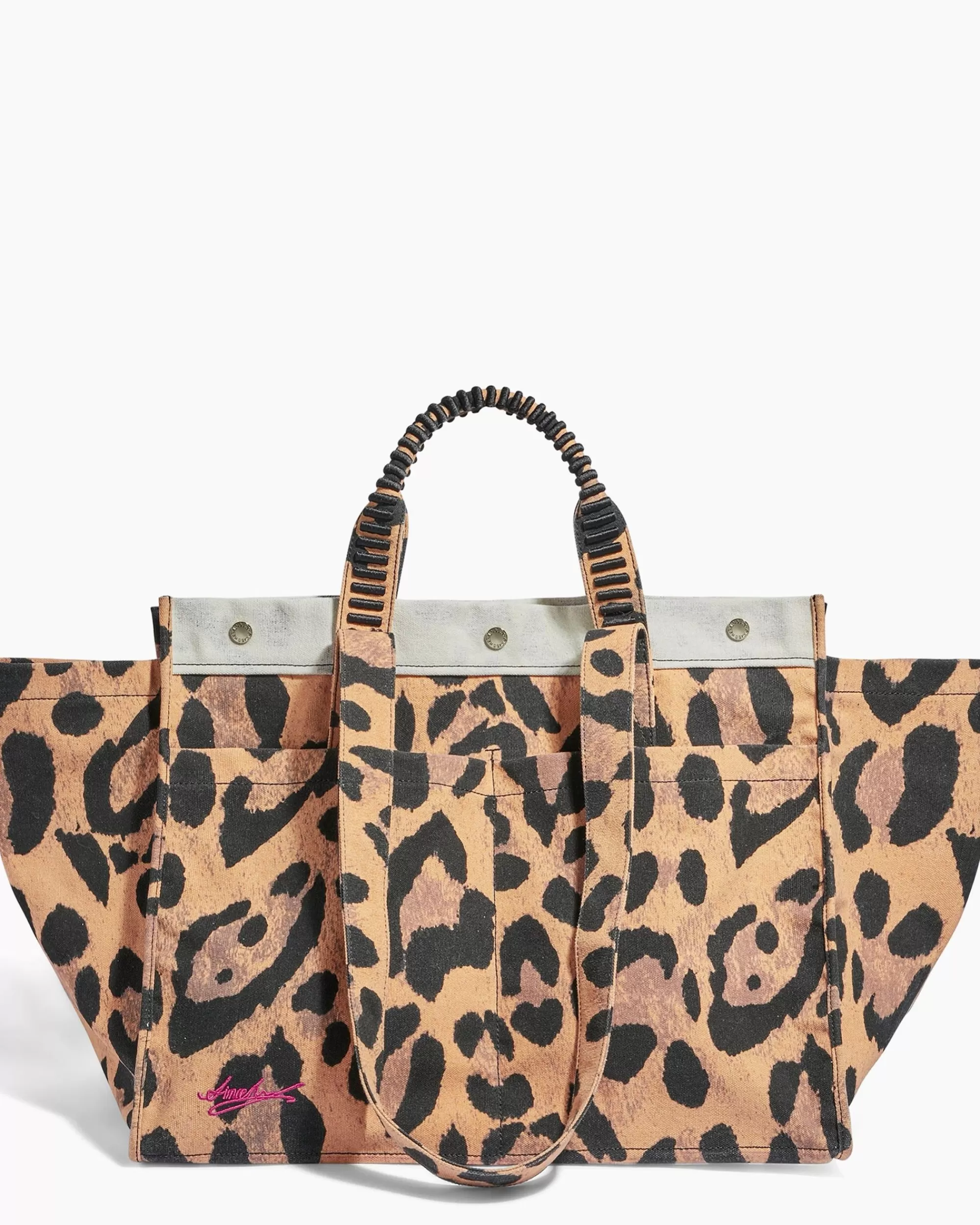 Aimee Kestenberg Tote Bags-You'Re My Everything Jumbo Tote Leopard